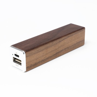 Power Bank Wood Tube