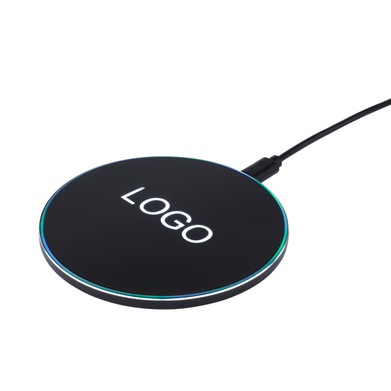 Wireless Charger with LED Logo