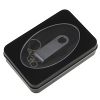 Metal gift box oval window